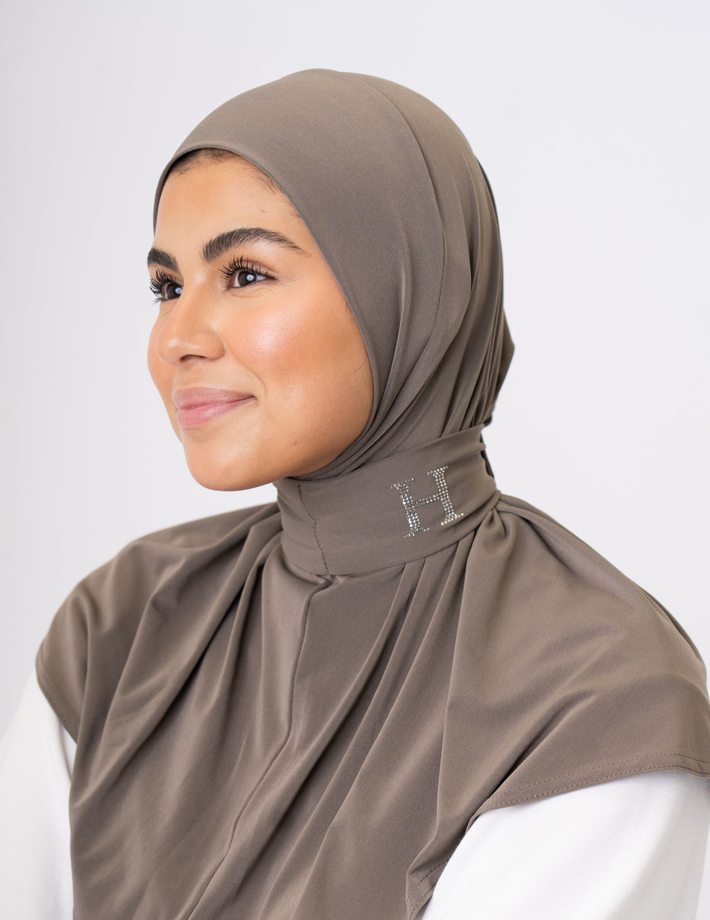 Instant Hijab Stone Edit Ash grey