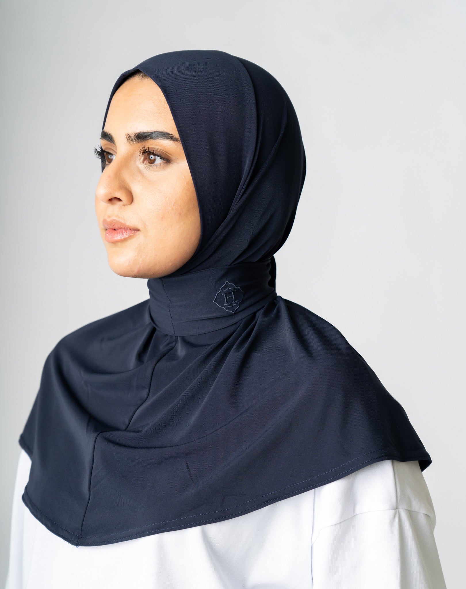 Instant Hijab Darkmidnight Navy (Dark Blue)