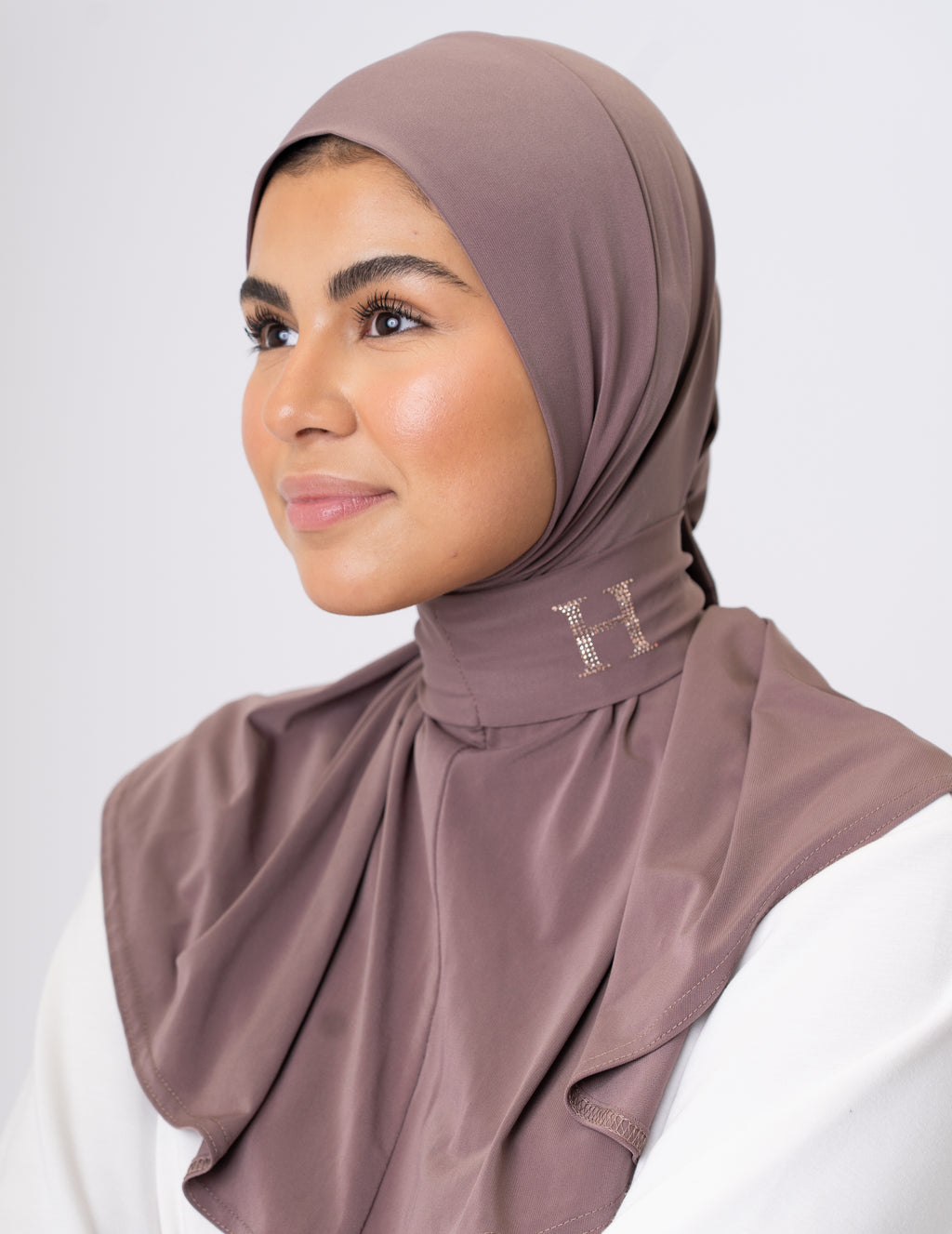 Instant Hijab Stone Edit Dusty Mocha