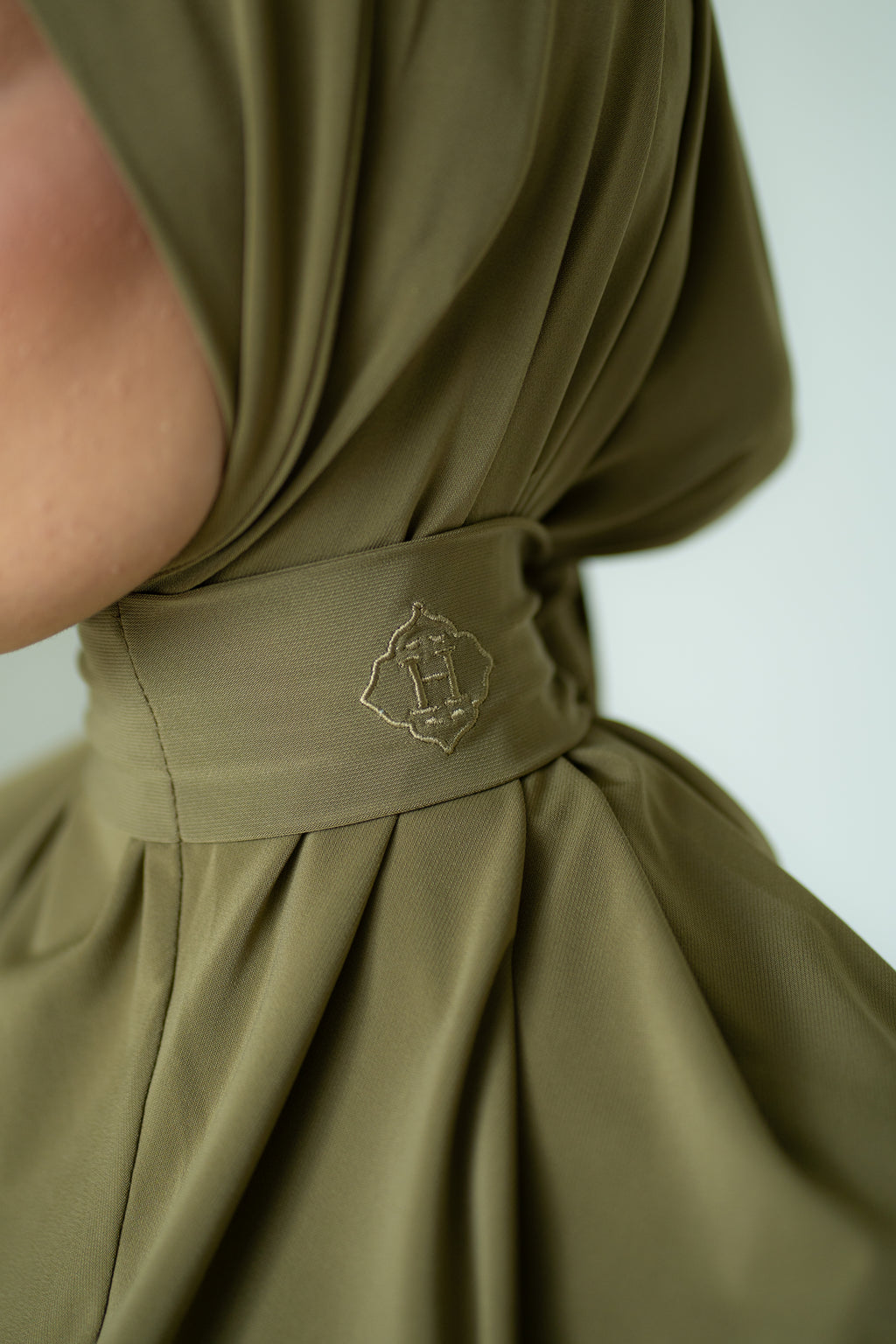 Instant Hijab Golden Olive (Olive Green)