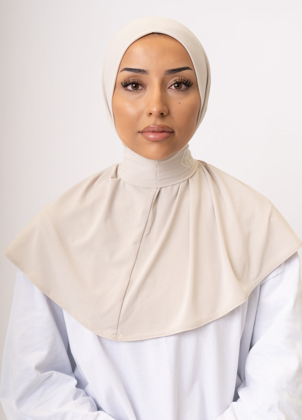 Instant Hijab Oat Milk (Light Beige)