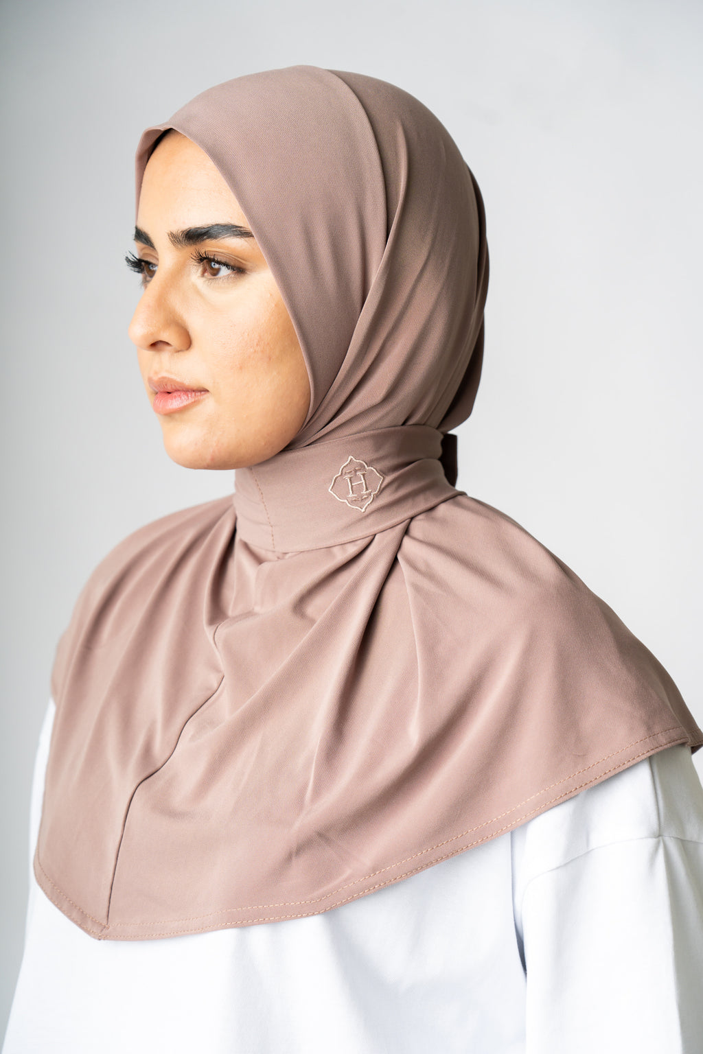 Instant Hijab Desert Rose (Beige-Pink)