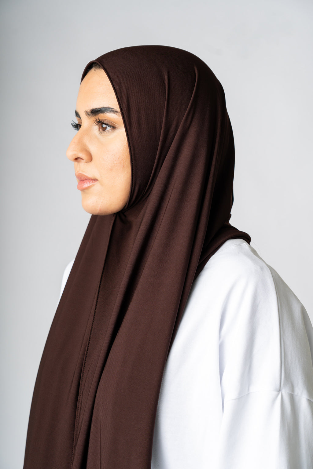Premium Jersey Dark Espresso (Dark Brown)