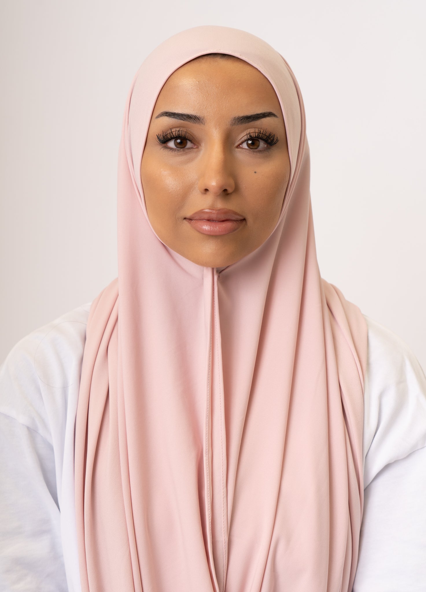 Premium Jersey Rose Silk (Light Pink)