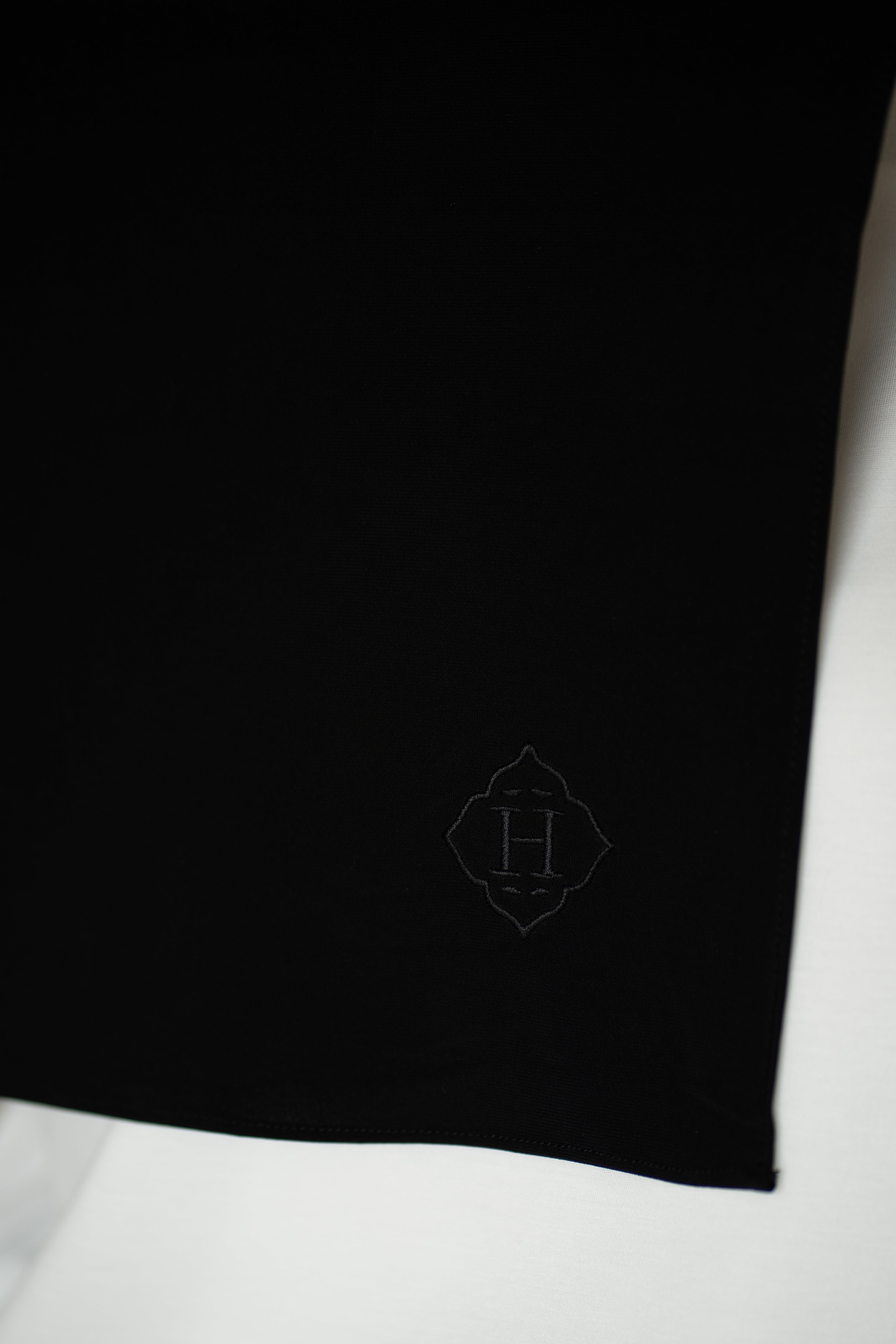 Premium Jersey Hijab Midnight Black (Black)