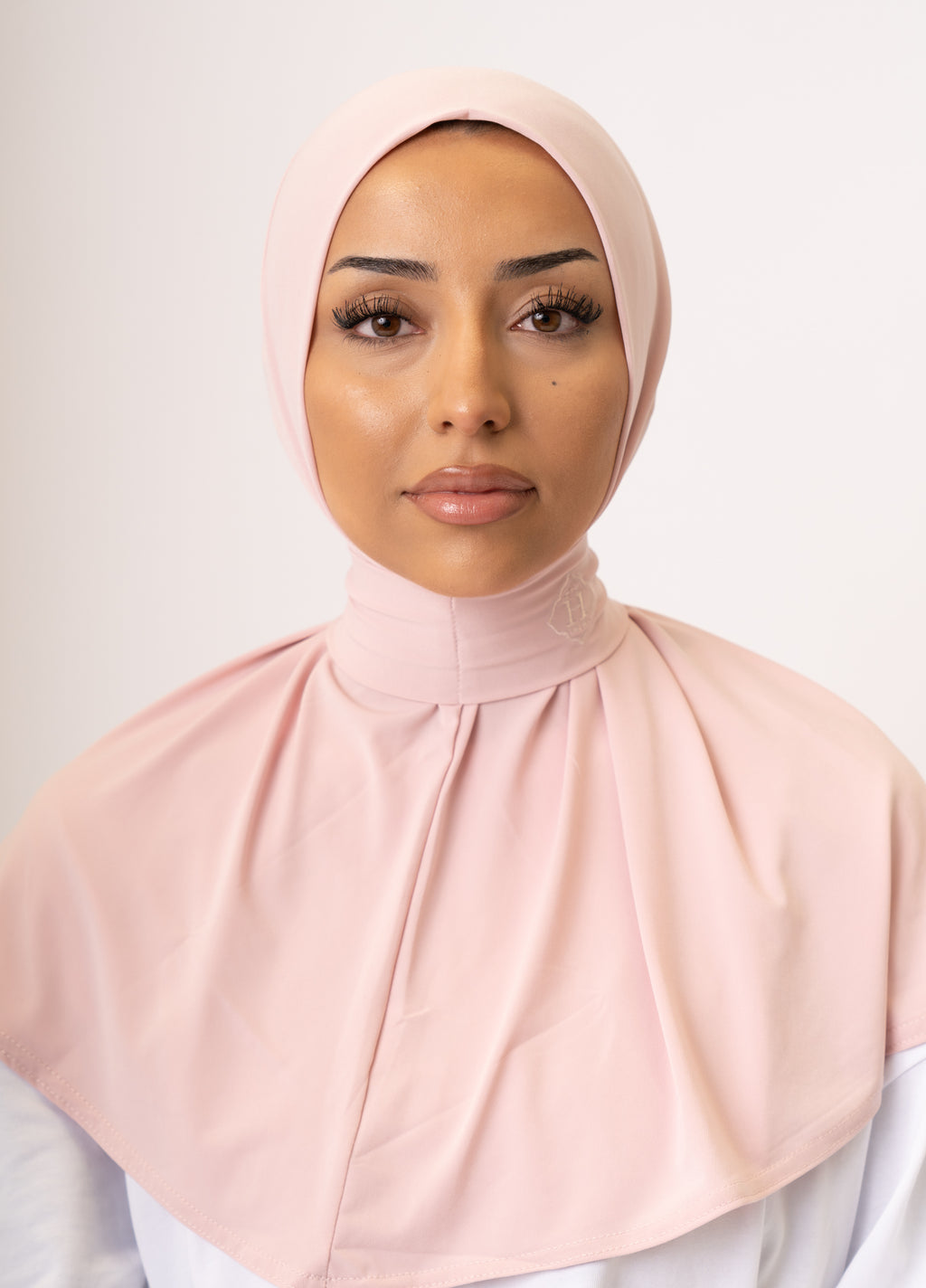 Instant Hijab Rose Silk (Light Pink)