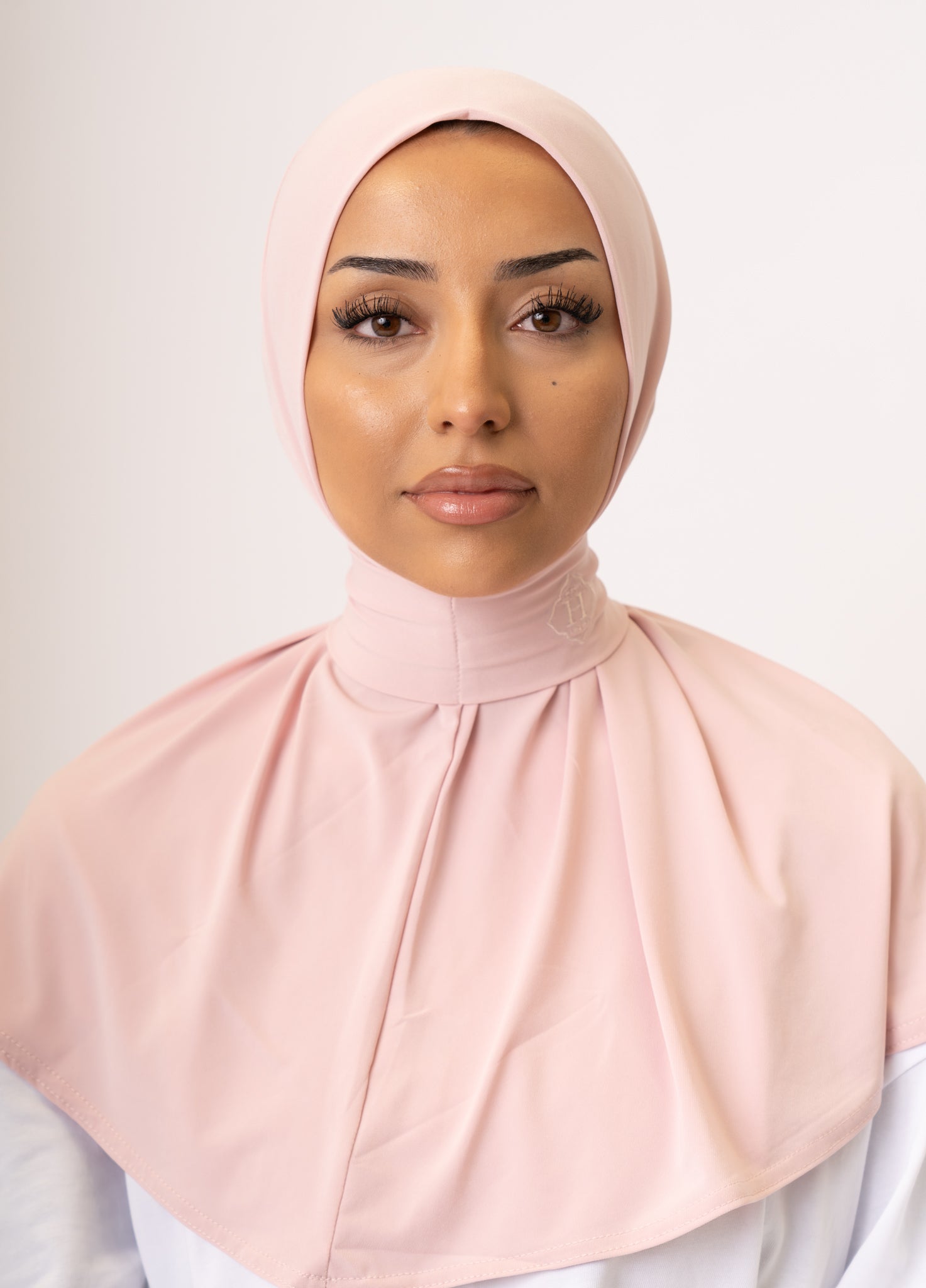 Instant Hijab Rose Silk (Light Pink)