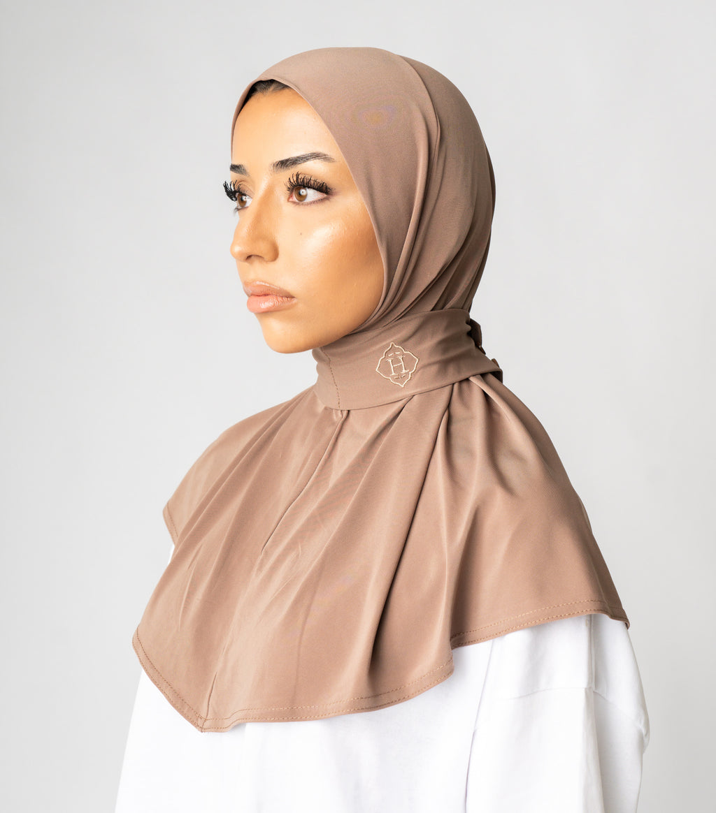 Instant Hijab Soft Mocha (Beige)