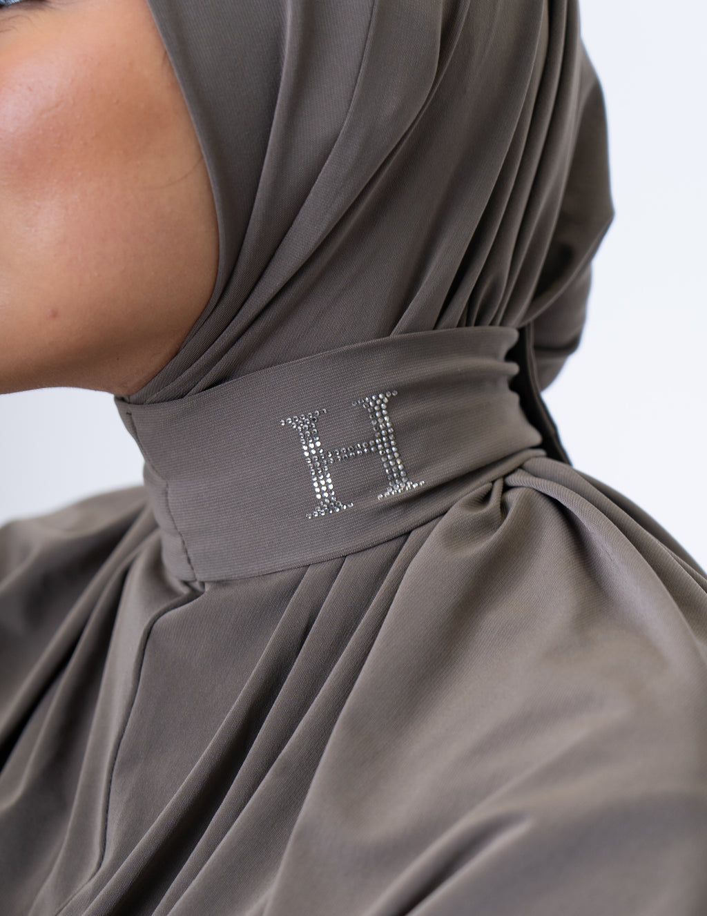 Instant Hijab Stone Edit Ash grey