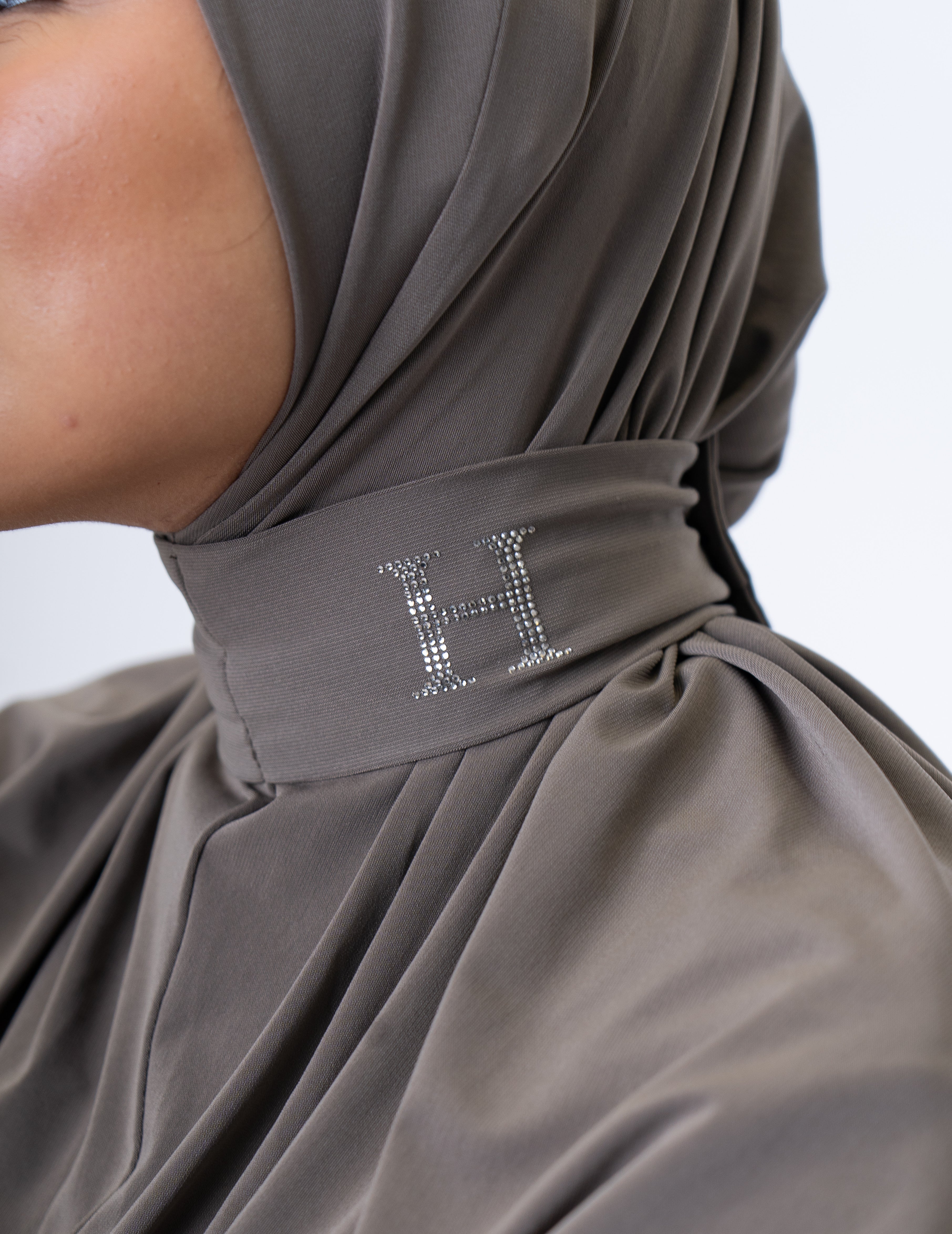 Instant Hijab Stone Edit Ash grey