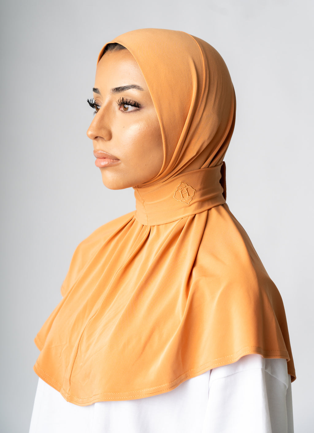 Instant Hijab Autumn Flame (Orange)