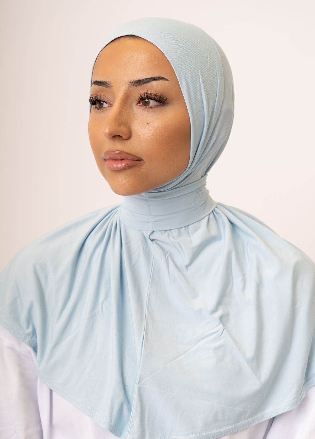Instant Hijab Bamboo Powder Blue (Blue)