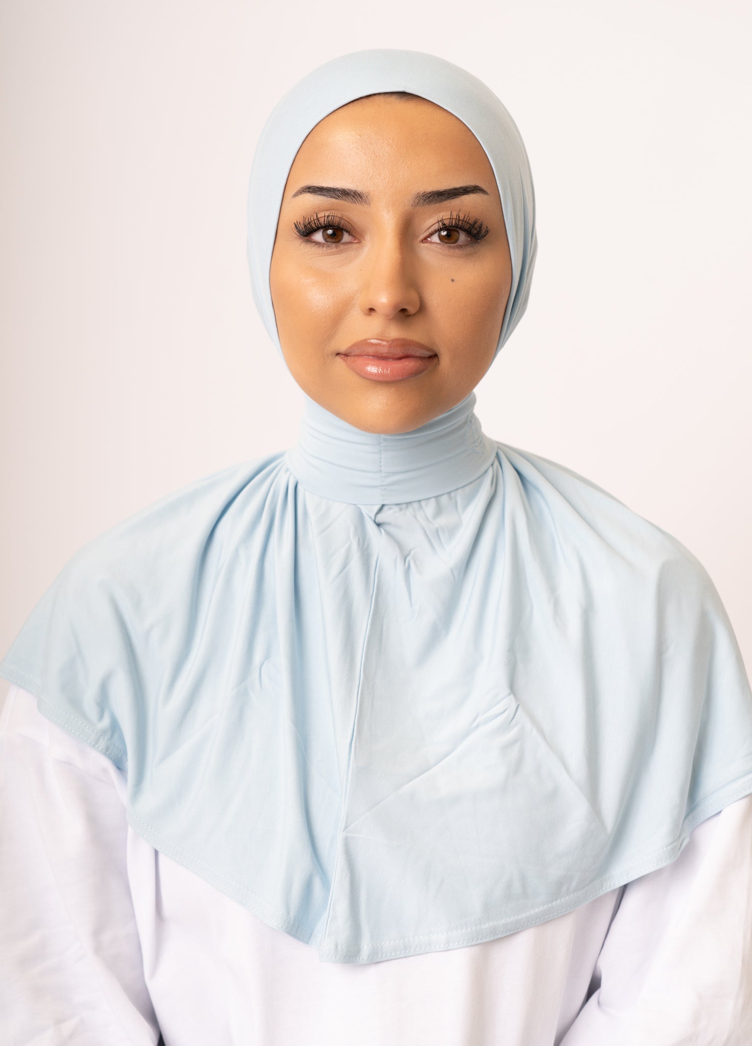 Instant Hijab Bamboo Powder Blue (Blue)