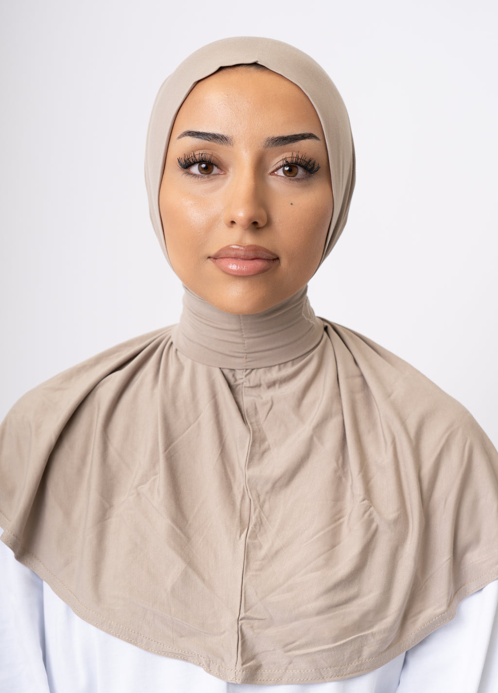 Instant Hijab Bamboo Cashmere Taupe (Taupe)