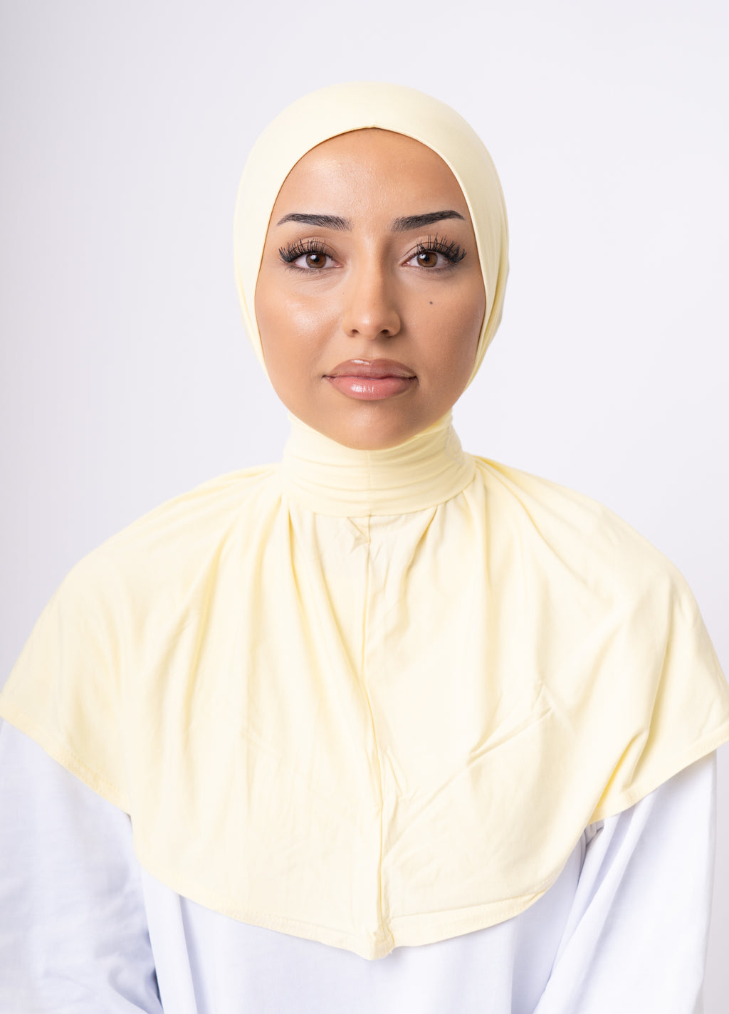 Instant Hijab Bamboo Lemon Veil (Yellow)