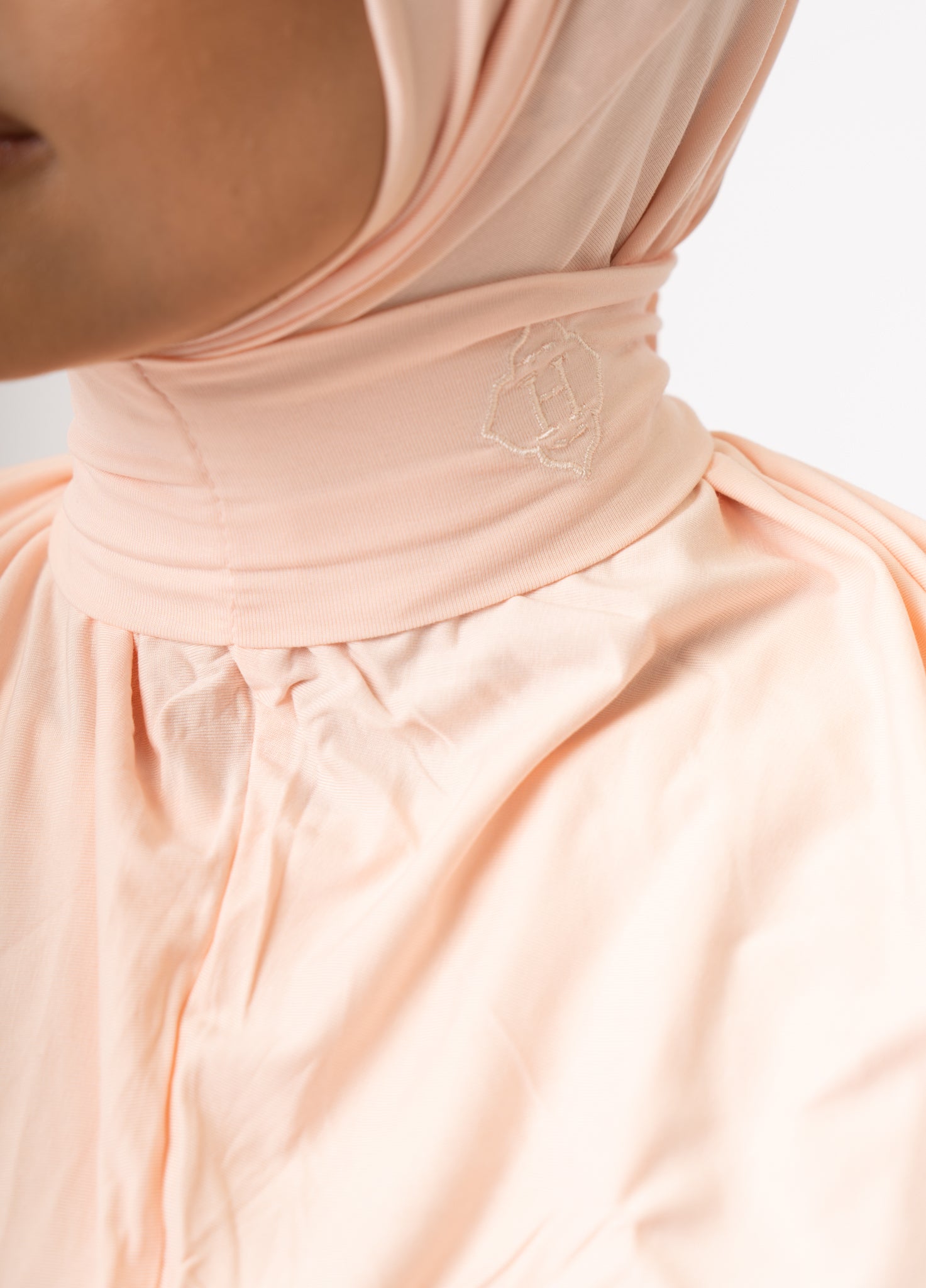 Instant Hijab Bamboo Blush Bloom (Pink)