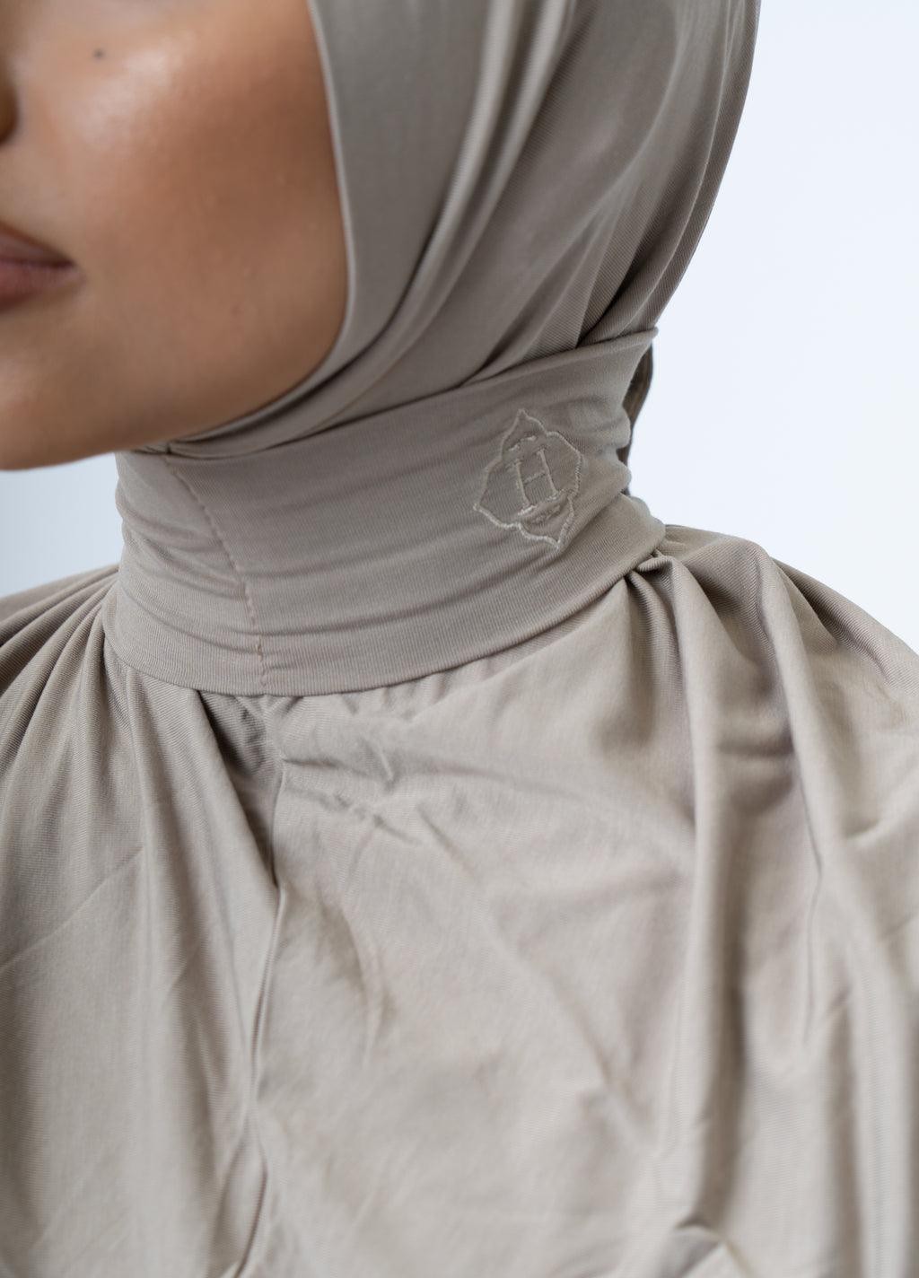 Instant Hijab Bamboo Cashmere Taupe (Taupe)