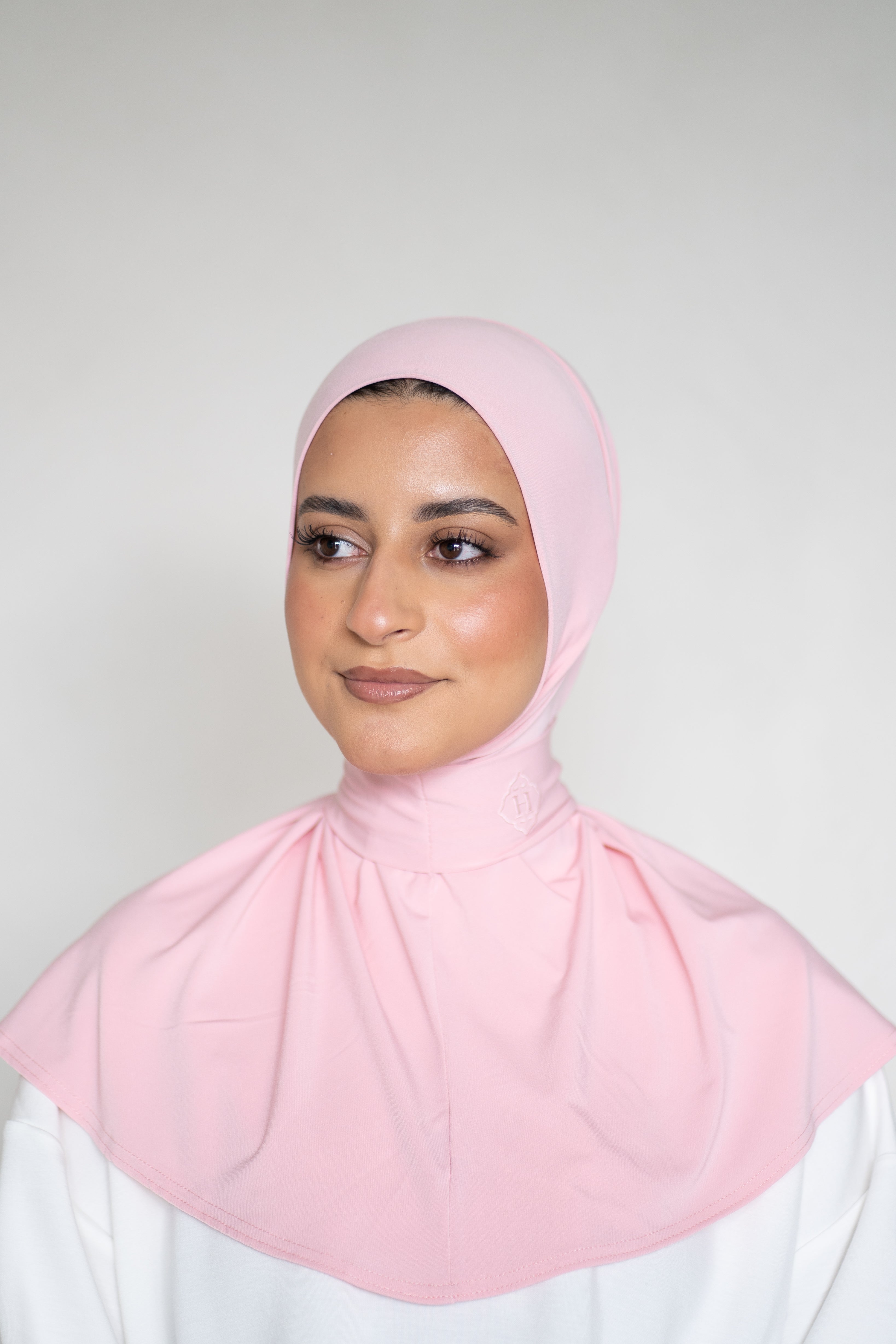 Instant Hijab Velvet Bloom (Pink)