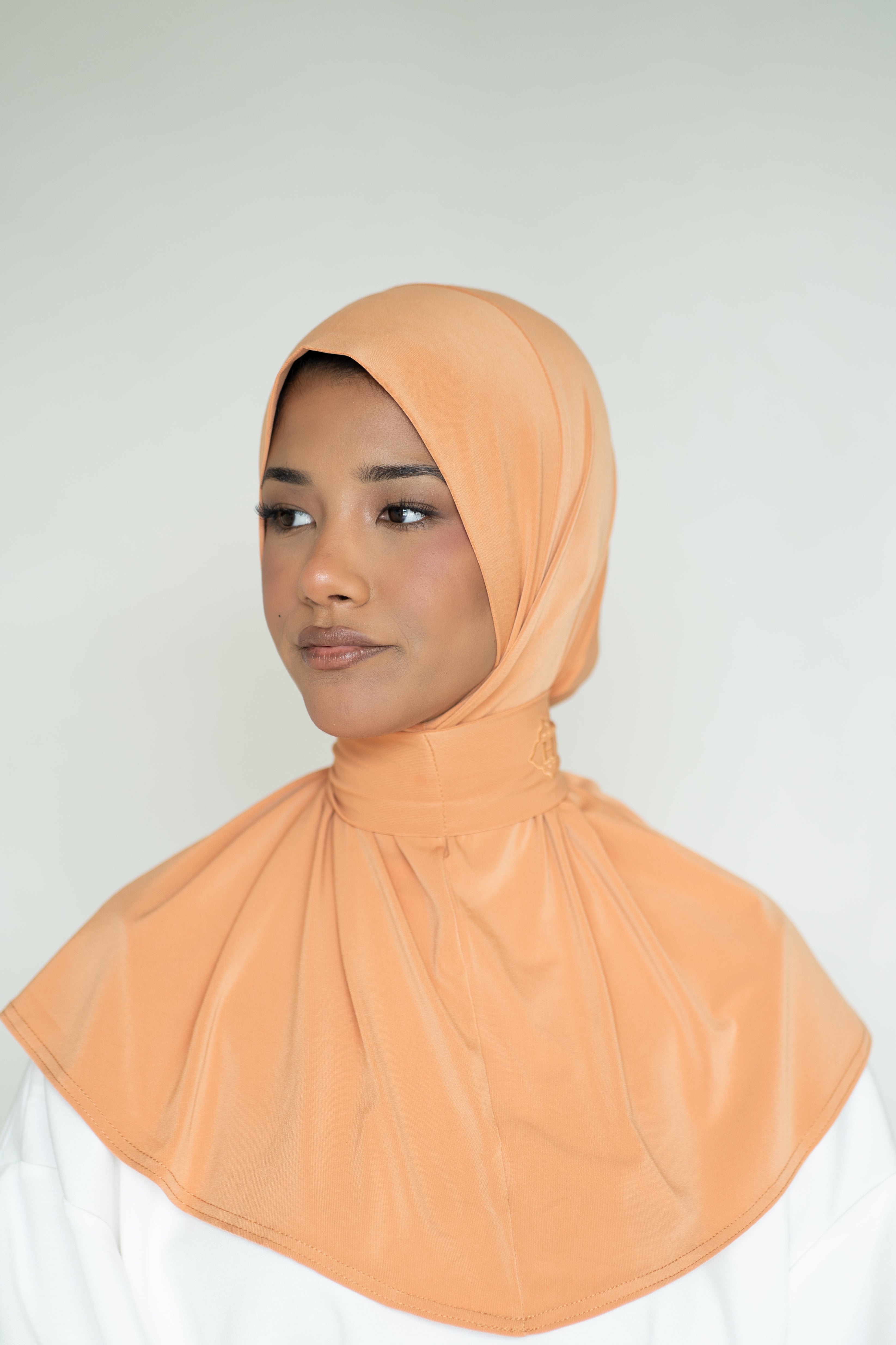 Instant Hijab Autumn Flame (Orange)