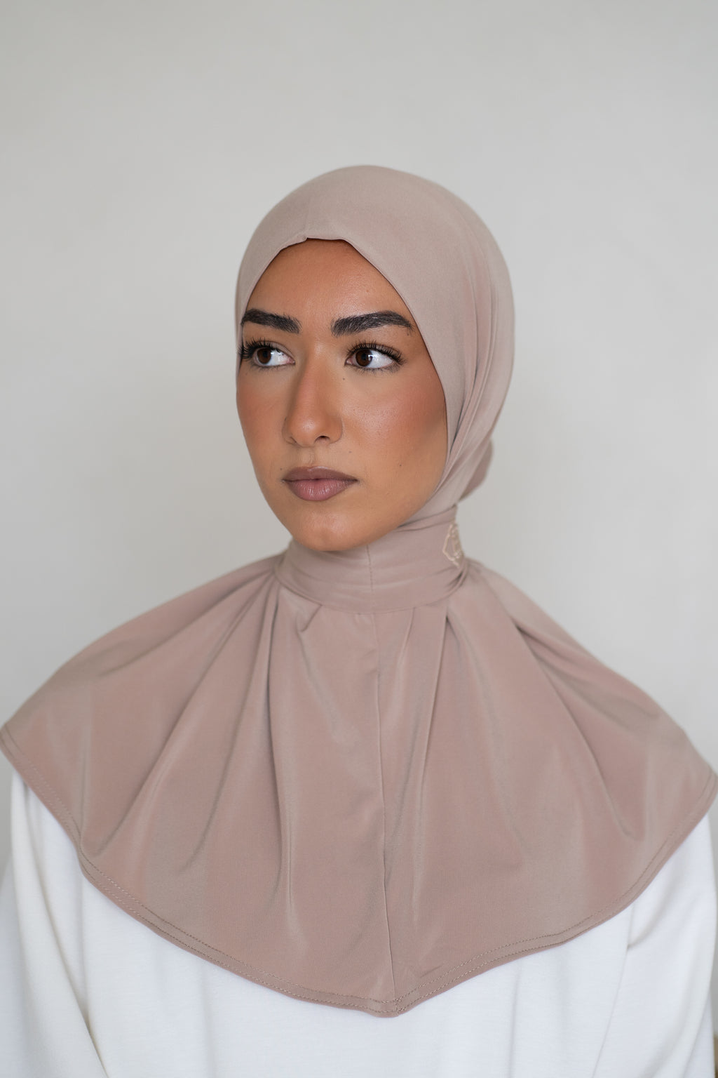 Instant Hijab Sandstone Glow (Beige-Khaki)