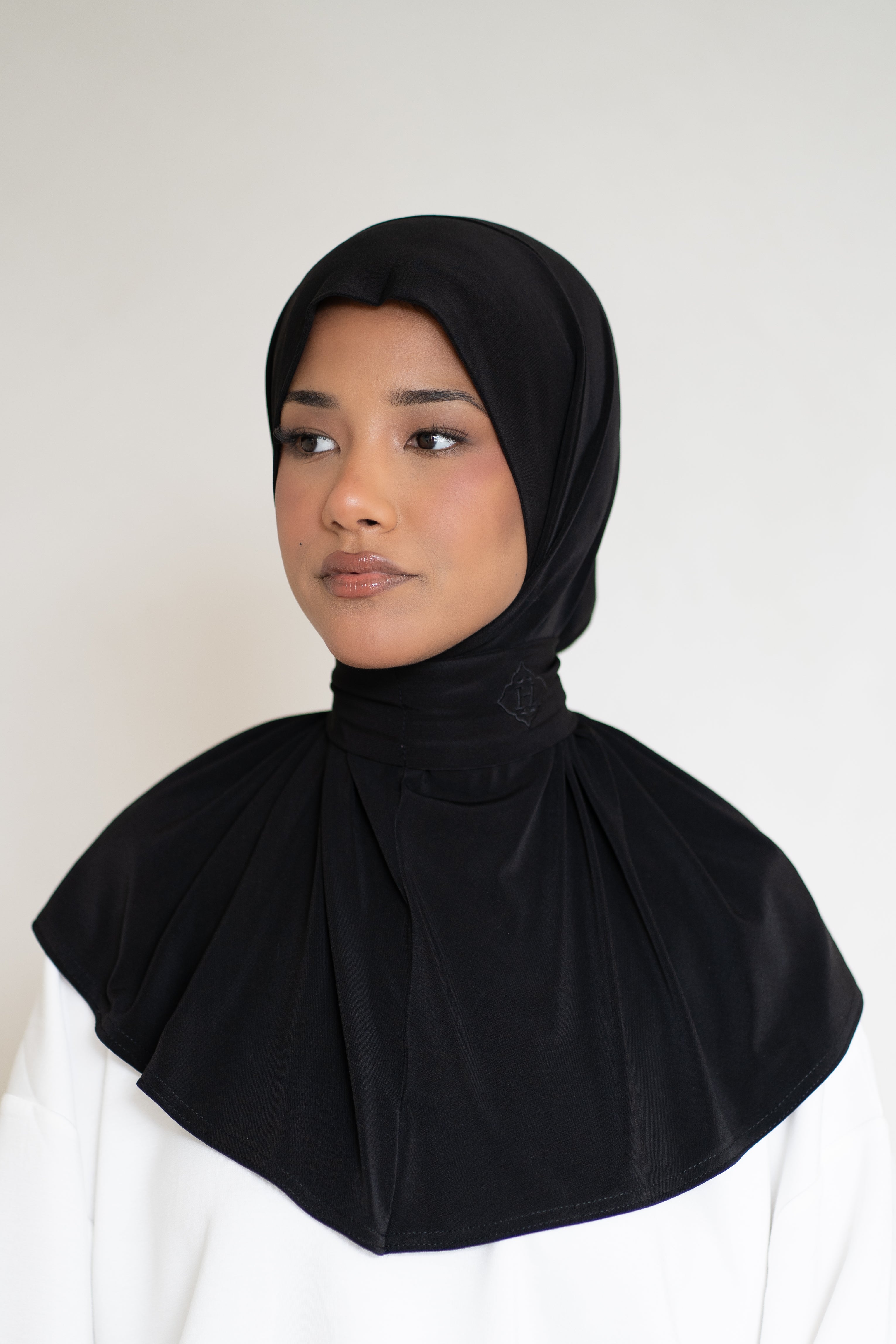 Instant Hijab Midnight Black (Black)