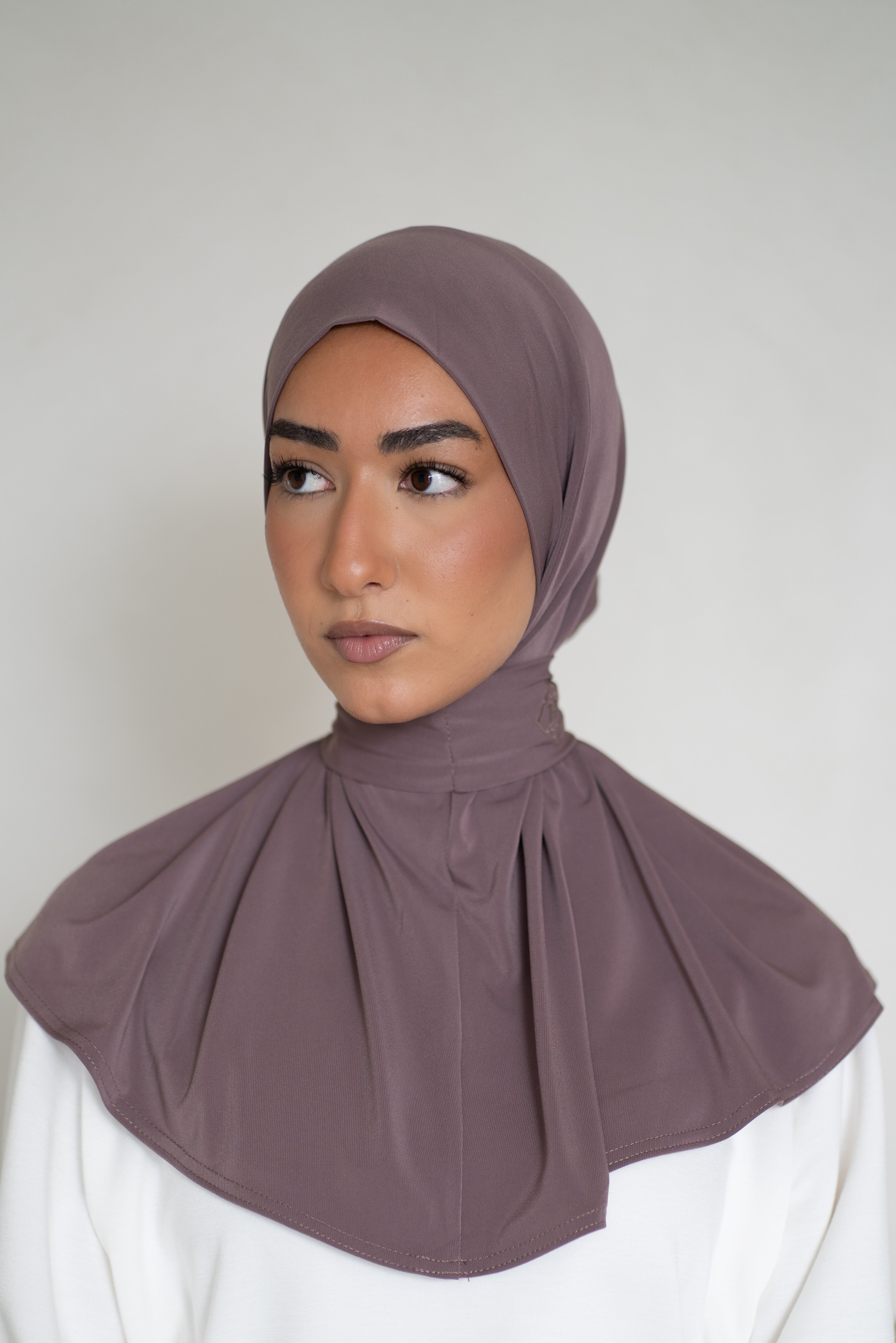 Instant Hijab Dusty Mocha (Taupe)