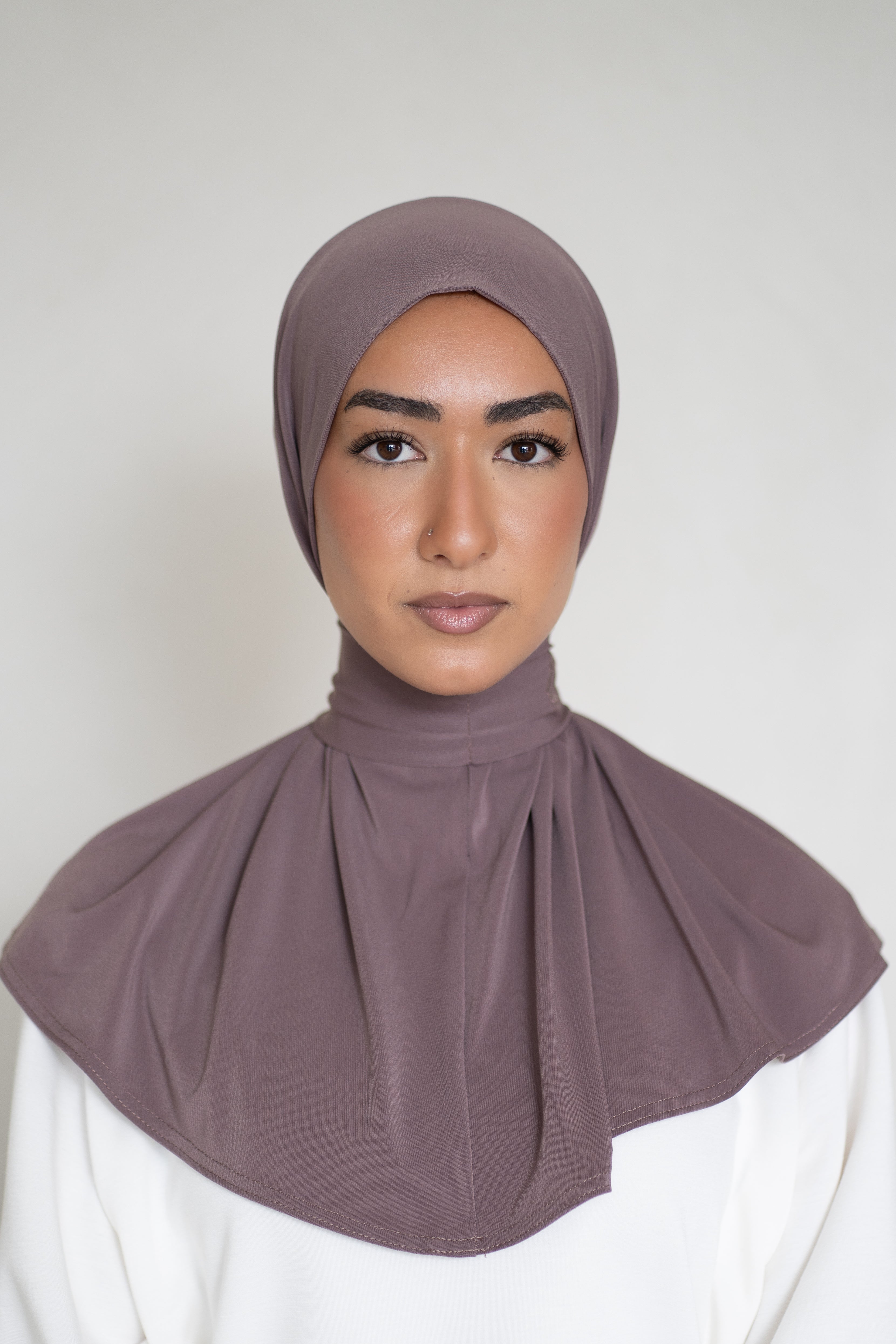 Instant Hijab Dusty Mocha (Taupe)