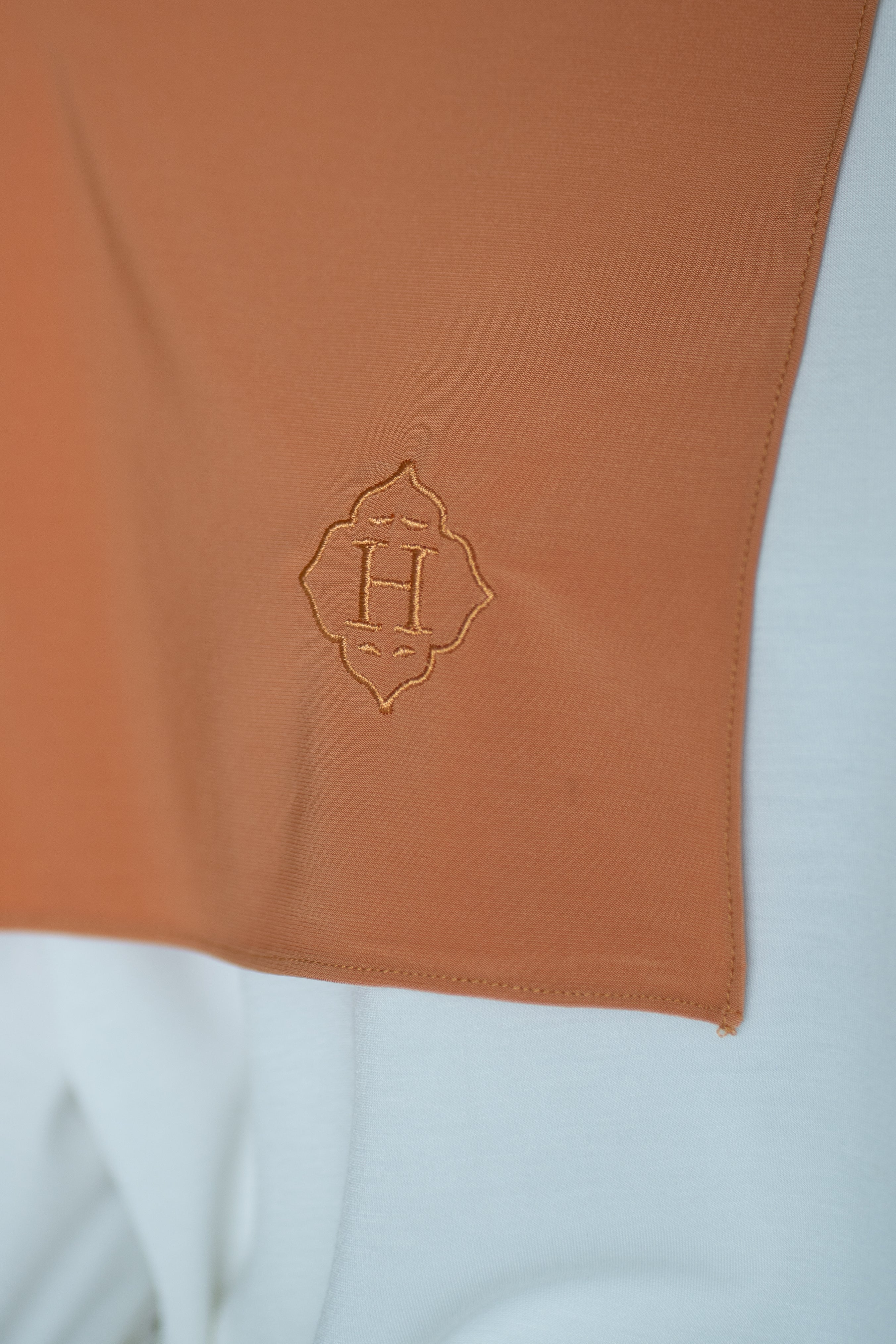 Premium Jersey Hijab Autumn Flame (Orange)