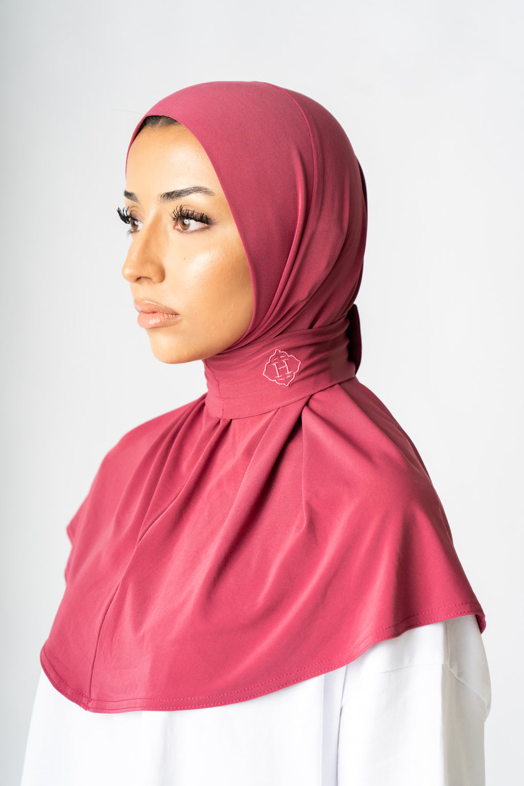 Instant Hijab Raspberry Pink (Fuschsia)