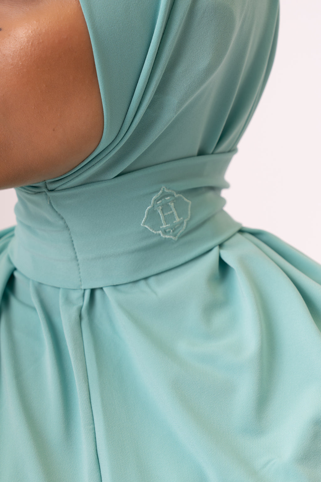 Instant Hijab Tropical Mist (Blue-Green)