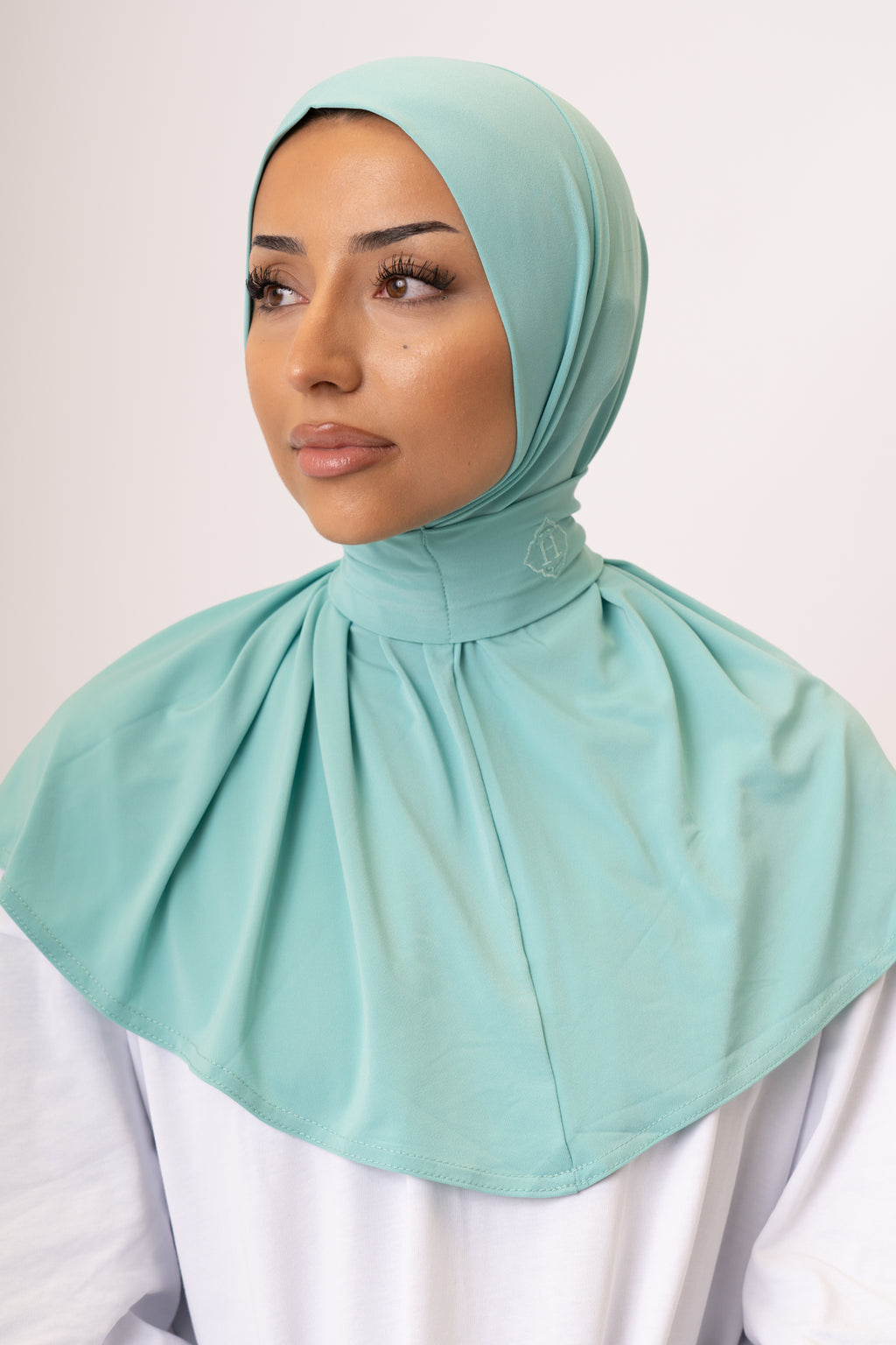 Instant Hijab Tropical Mist (Blue-Green)