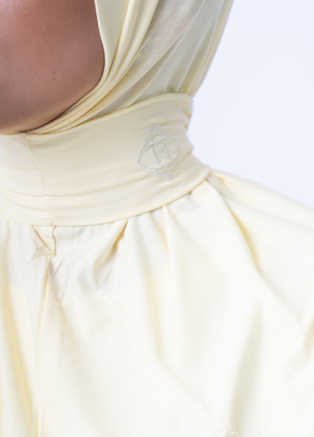 Instant Hijab Bamboo Lemon Veil (Yellow)