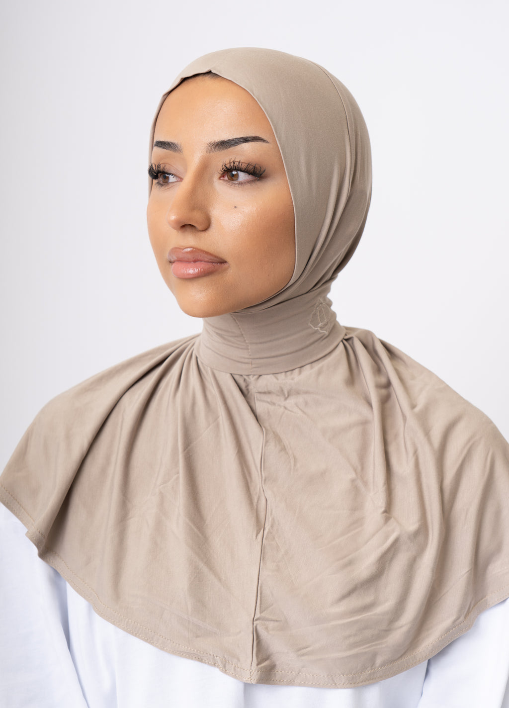 Instant Hijab Bamboo Cashmere Taupe (Taupe)