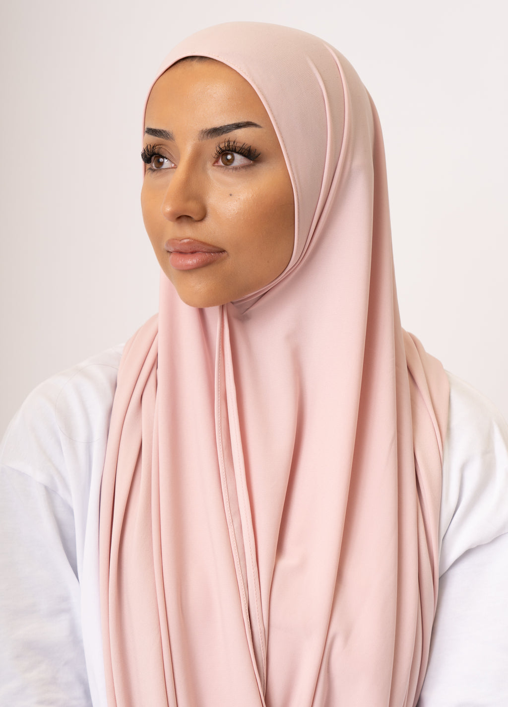 Premium Jersey Rose Silk (Light Pink)