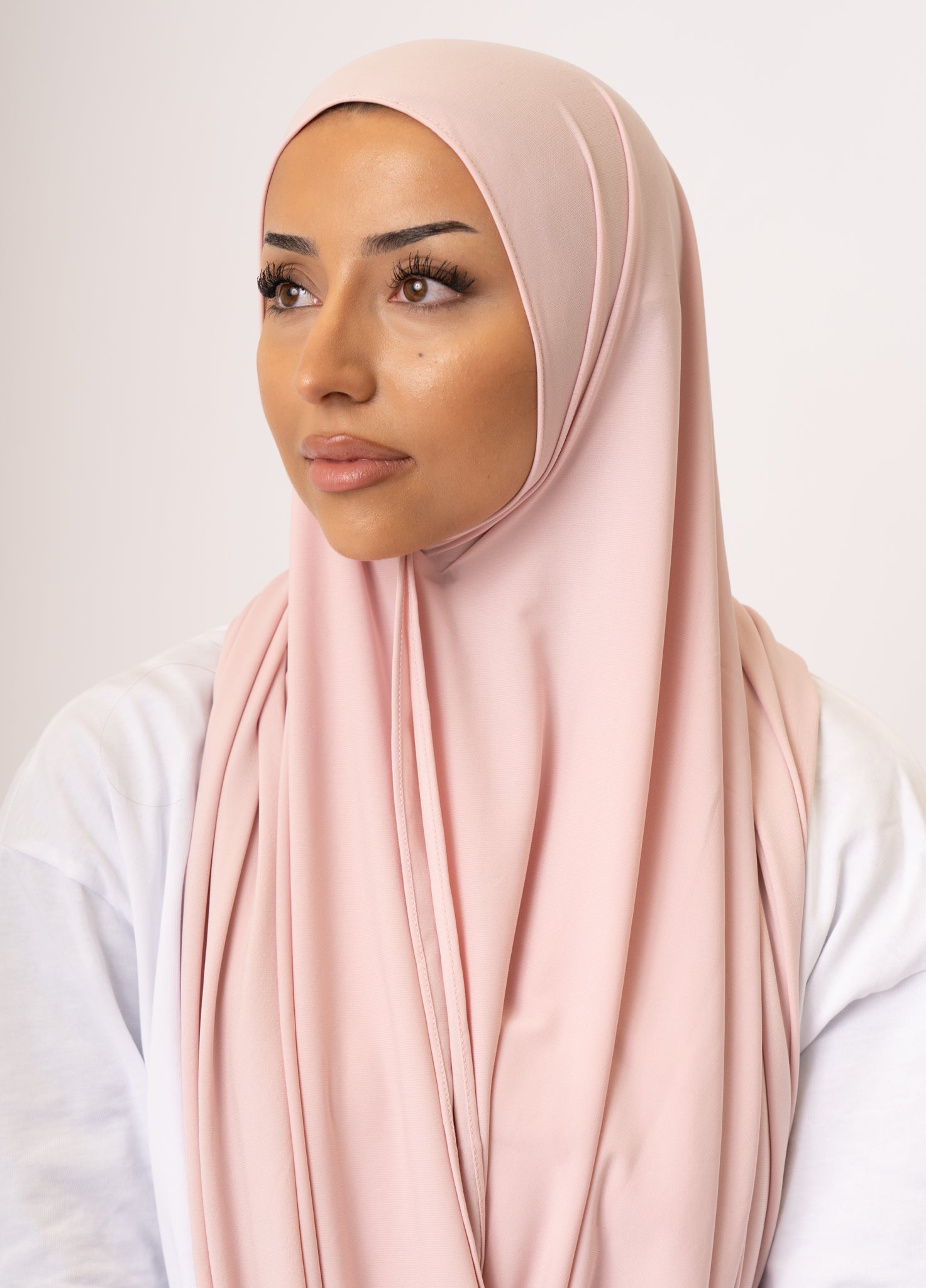 Premium Jersey Rose Silk (Light Pink)